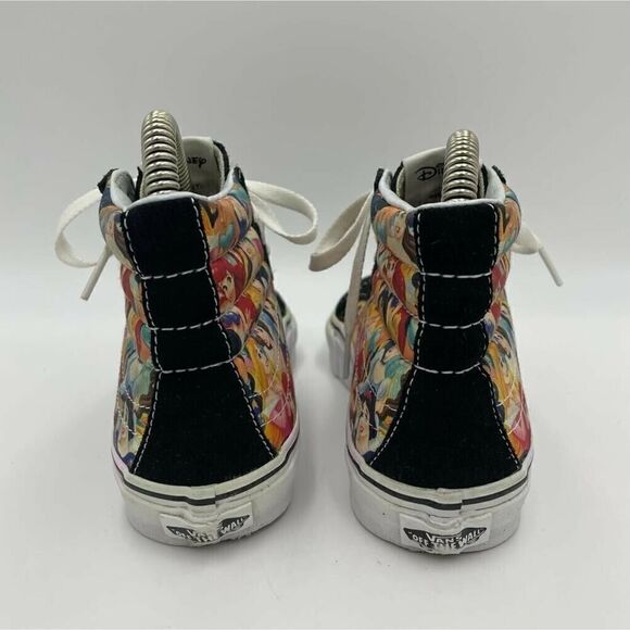 Vans Disney Sk8-Hi Women's 7 High top Princesses Ariel SKATE Shoes Sneakers - Picture 6 of 10
